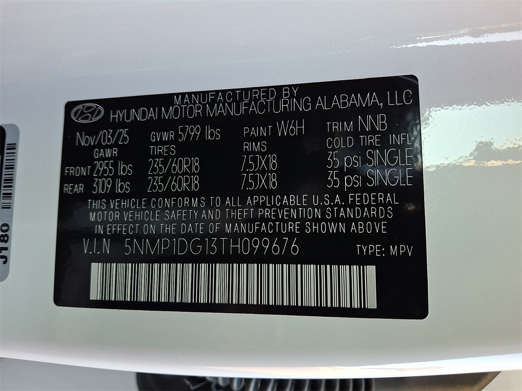 new 2026 Hyundai Santa Fe Hybrid car, priced at $39,771