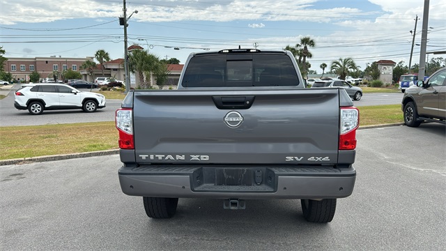 2024 Gun Metallic Nissan Titan XD SV 4X4 Truck