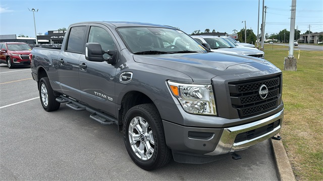 2024 Gun Metallic Nissan Titan XD SV 4X4 Truck