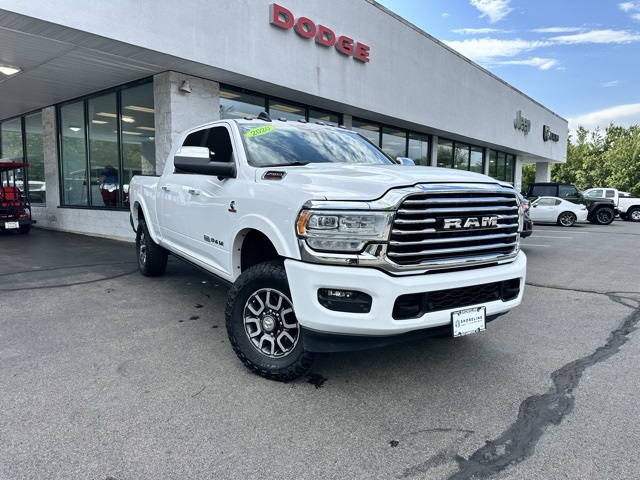 2020 Bright White Clearcoat Ram 2500 Laramie Longhorn 4X4 Truck