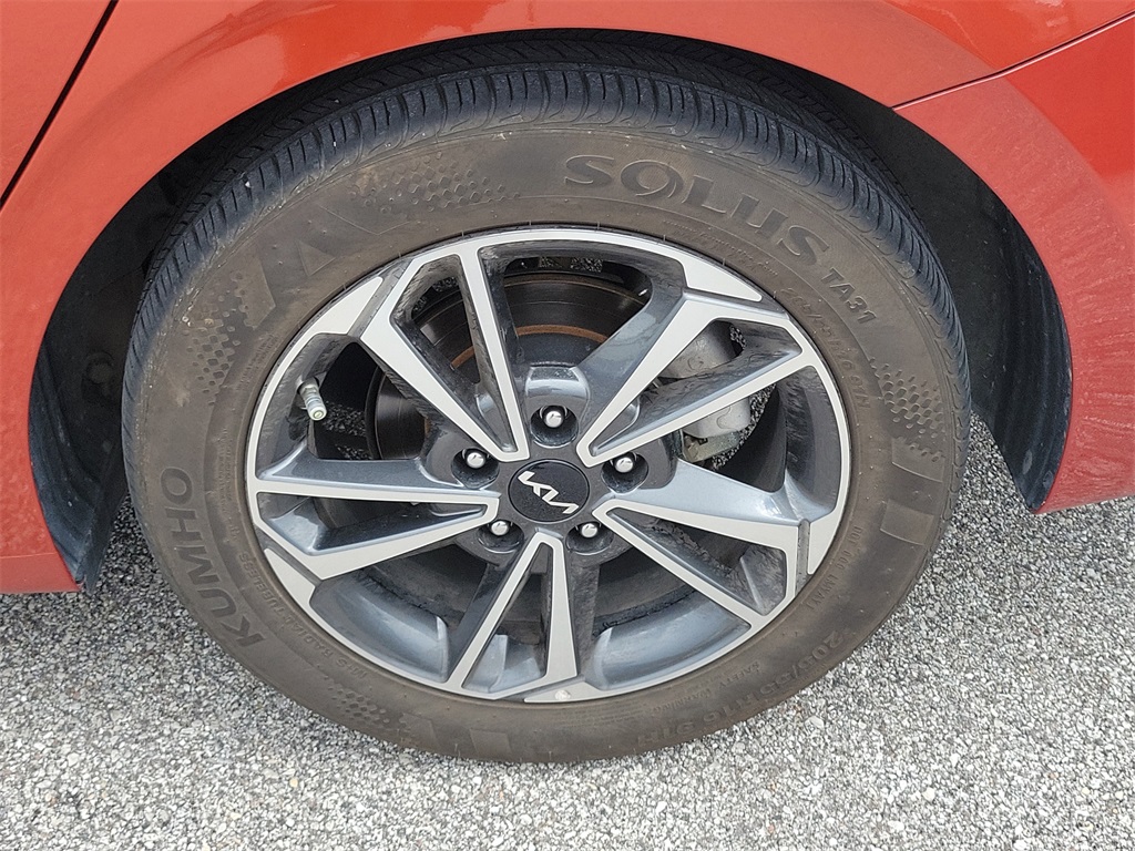 2023 Fire Orange Kia Forte LXS FWD Sedan