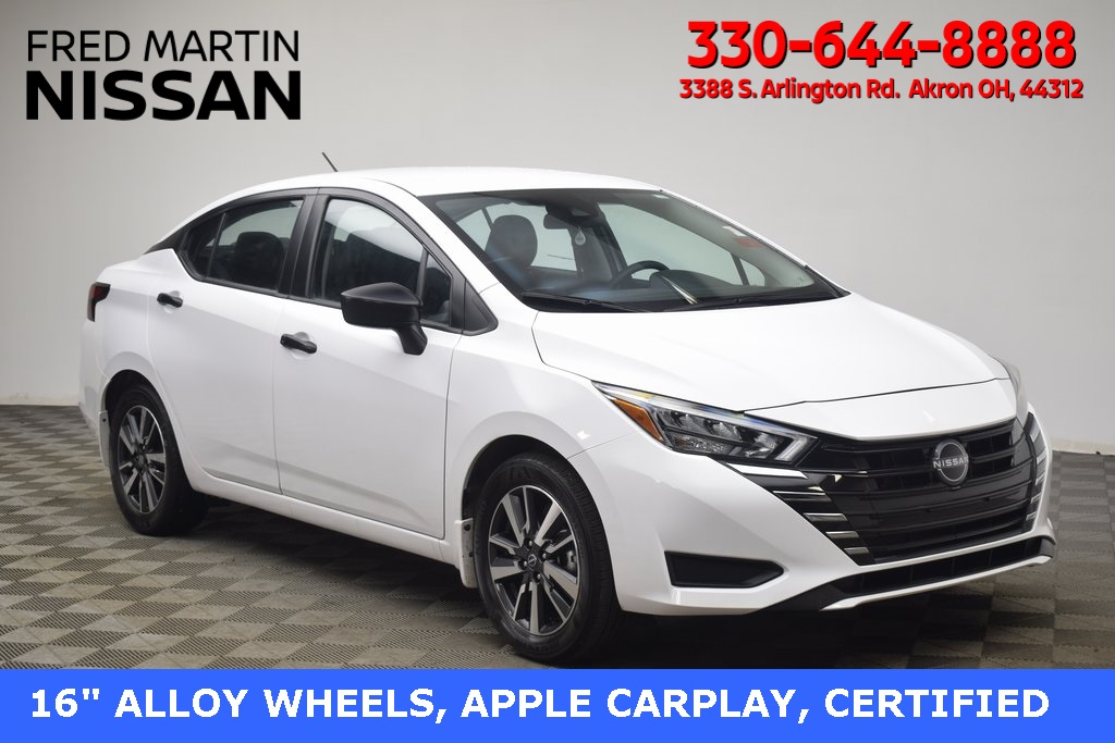 used 2025 Nissan Versa car, priced at $18,240