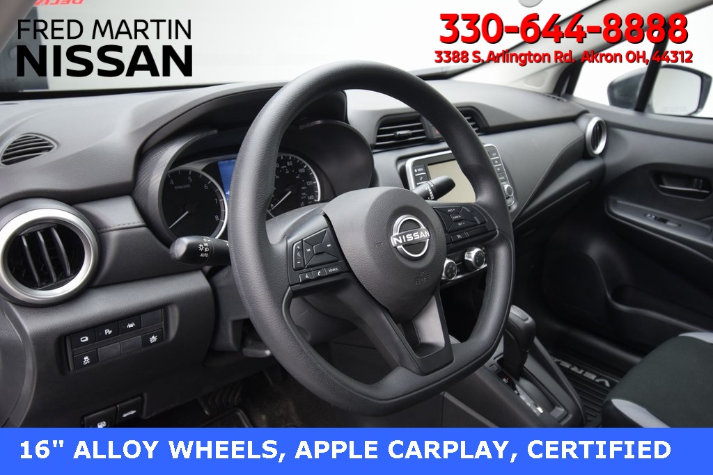 used 2025 Nissan Versa car, priced at $18,240