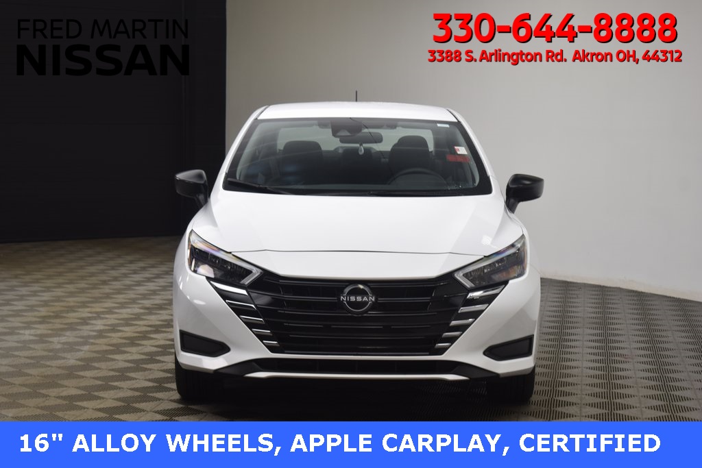 used 2025 Nissan Versa car, priced at $18,240