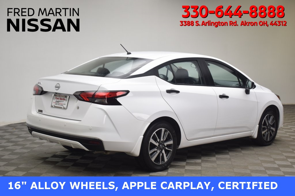 used 2025 Nissan Versa car, priced at $18,240