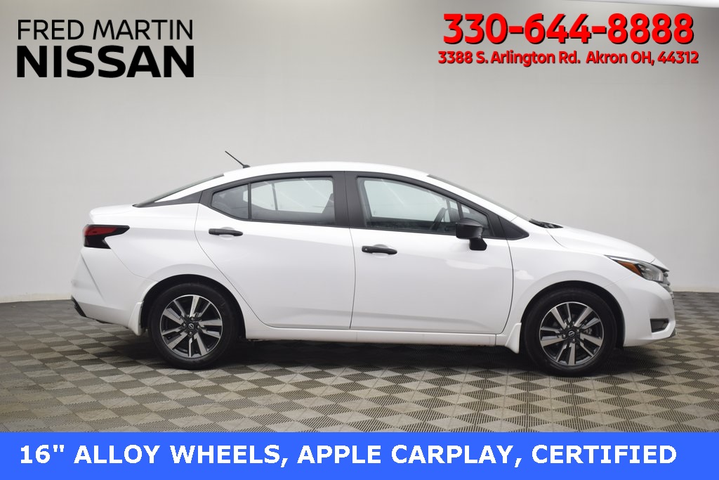used 2025 Nissan Versa car, priced at $18,240