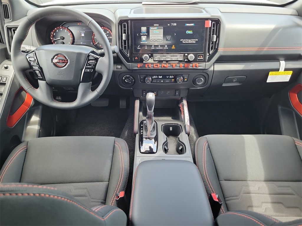 2025 Glacier White Nissan Frontier PRO-4X 4X4 Truck