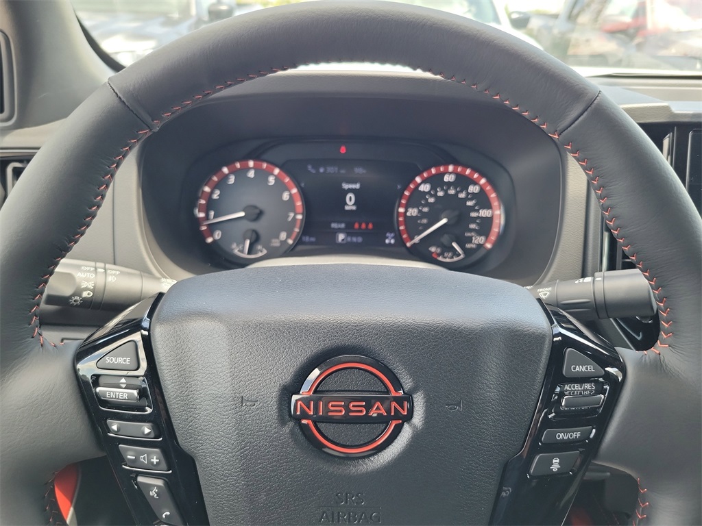 2025 Glacier White Nissan Frontier PRO-4X 4X4 Truck