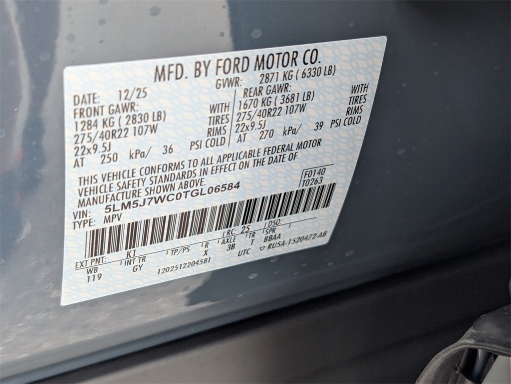 new 2026 Lincoln Aviator car, priced at $70,675