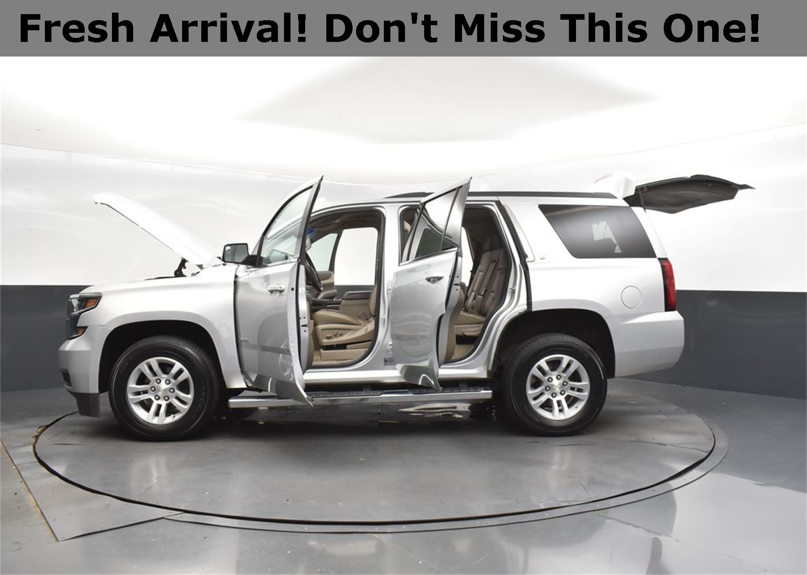 2019 Silver Ice Metallic Chevrolet Tahoe LT RWD SUV