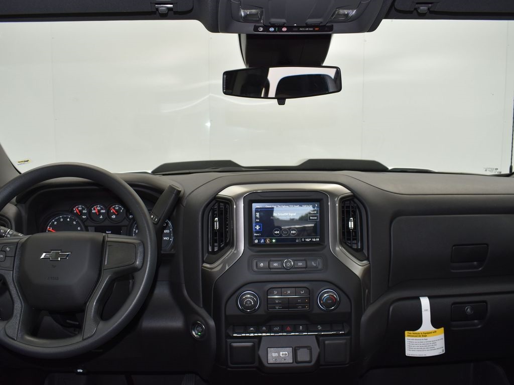 2025 Summit White Chevrolet Silverado 1500 Custom Trail Boss 4X4 Truck