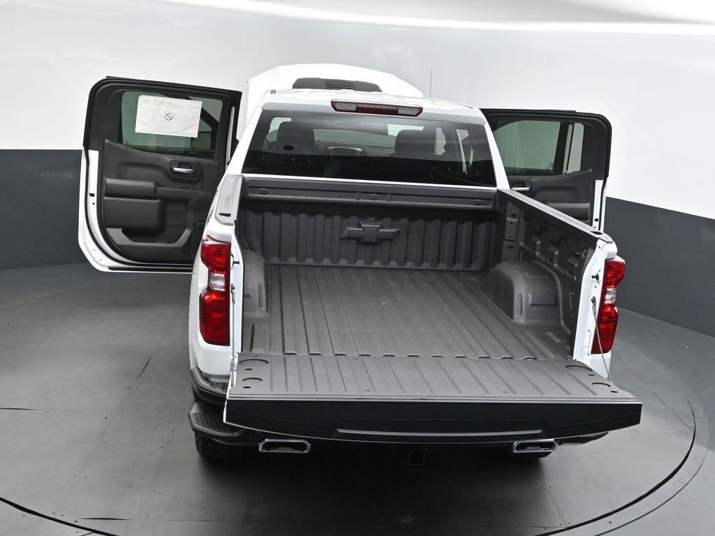 2025 Summit White Chevrolet Silverado 1500 Custom Trail Boss 4X4 Truck
