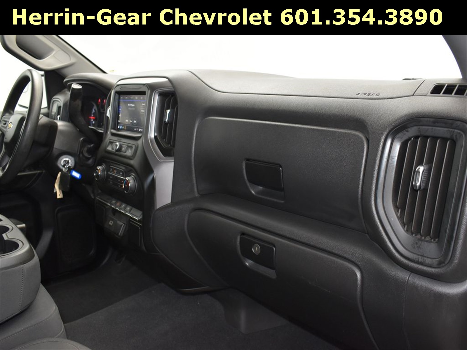 2020 Silver Ice Metallic Chevrolet Silverado 1500 Custom RWD Truck