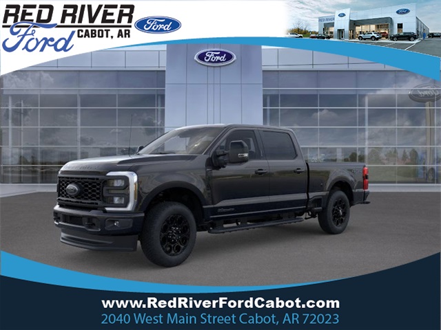 2025 Agate Black Metallic Ford Super Duty F-250 SRW Lariat 4X4 Truck