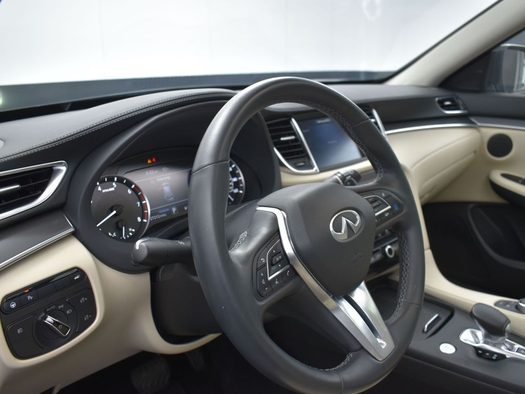 2022 Black Obsidian Infiniti QX50 LUXE FWD SUV