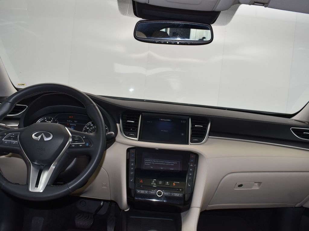 2022 Black Obsidian Infiniti QX50 LUXE FWD SUV