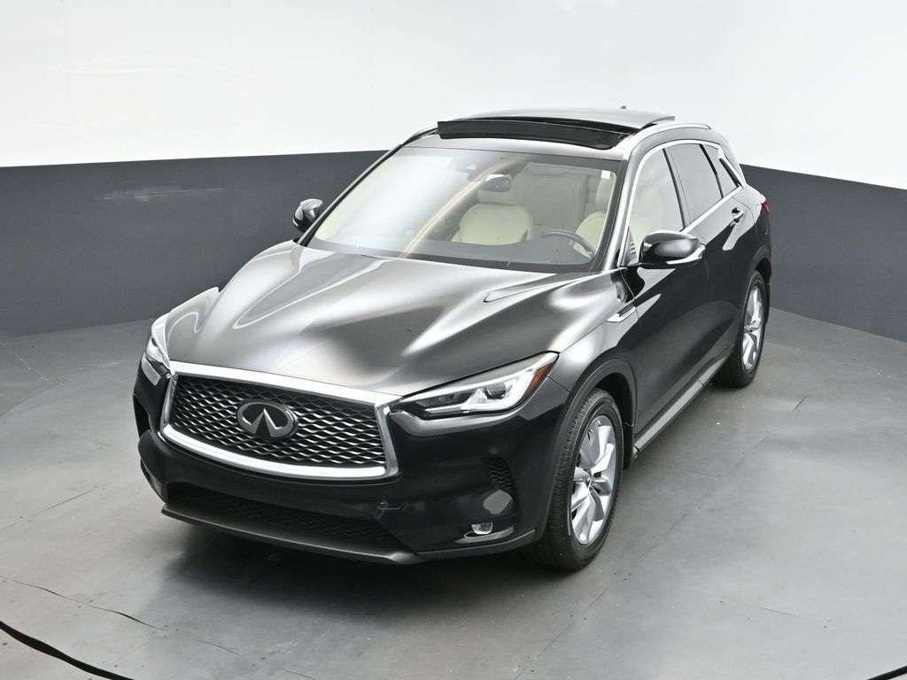 2022 Black Obsidian Infiniti QX50 LUXE FWD SUV