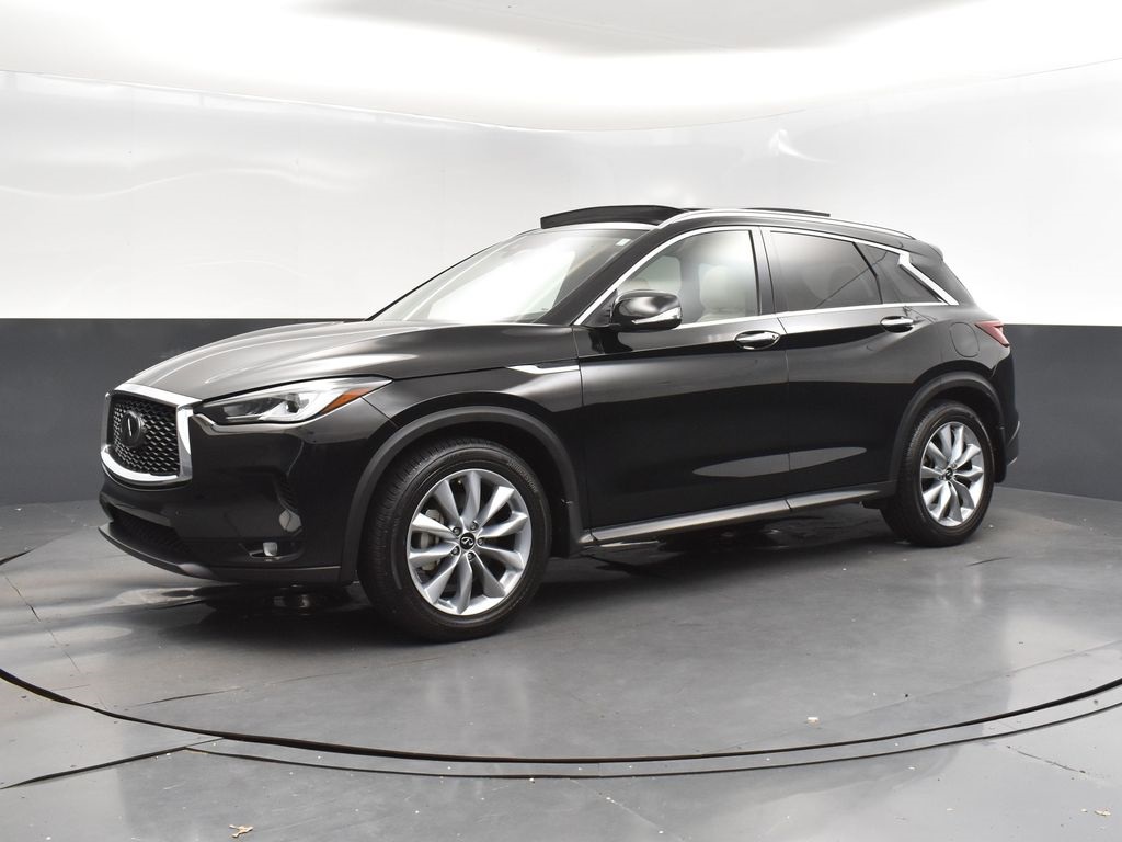 2022 Black Obsidian Infiniti QX50 LUXE FWD SUV