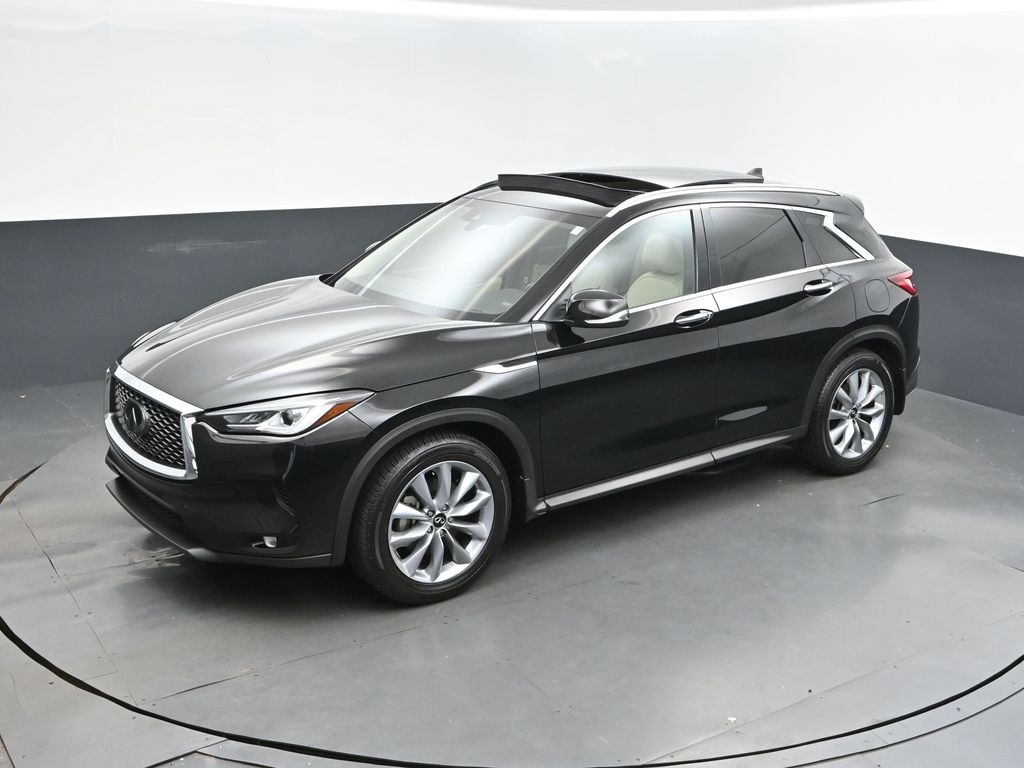 2022 Black Obsidian Infiniti QX50 LUXE FWD SUV