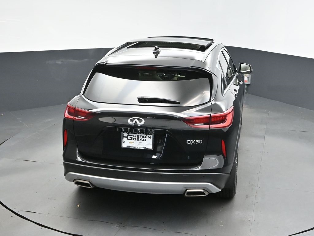 2022 Black Obsidian Infiniti QX50 LUXE FWD SUV