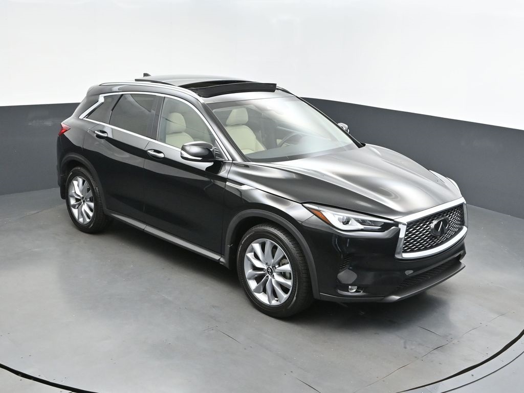 2022 Black Obsidian Infiniti QX50 LUXE FWD SUV