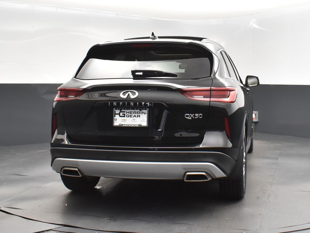 2022 Black Obsidian Infiniti QX50 LUXE FWD SUV