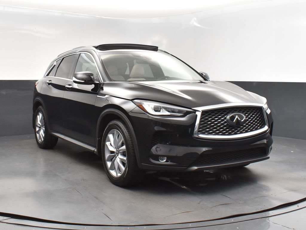 2022 Black Obsidian Infiniti QX50 LUXE FWD SUV