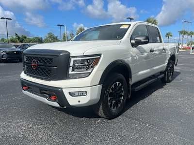 2024 Glacier White Nissan Titan PRO-4X Truck