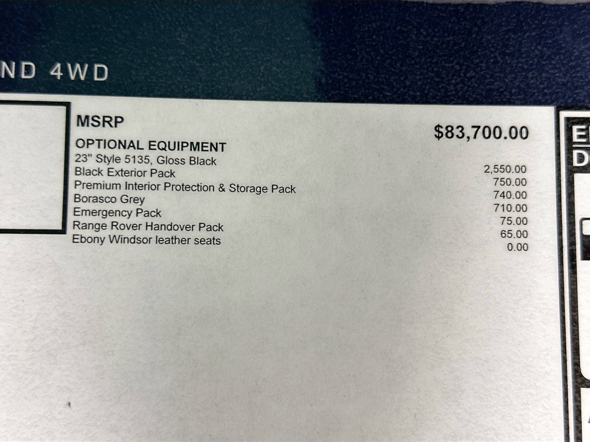 new 2025 Land Rover Range Rover Sport car, priced at $90,440