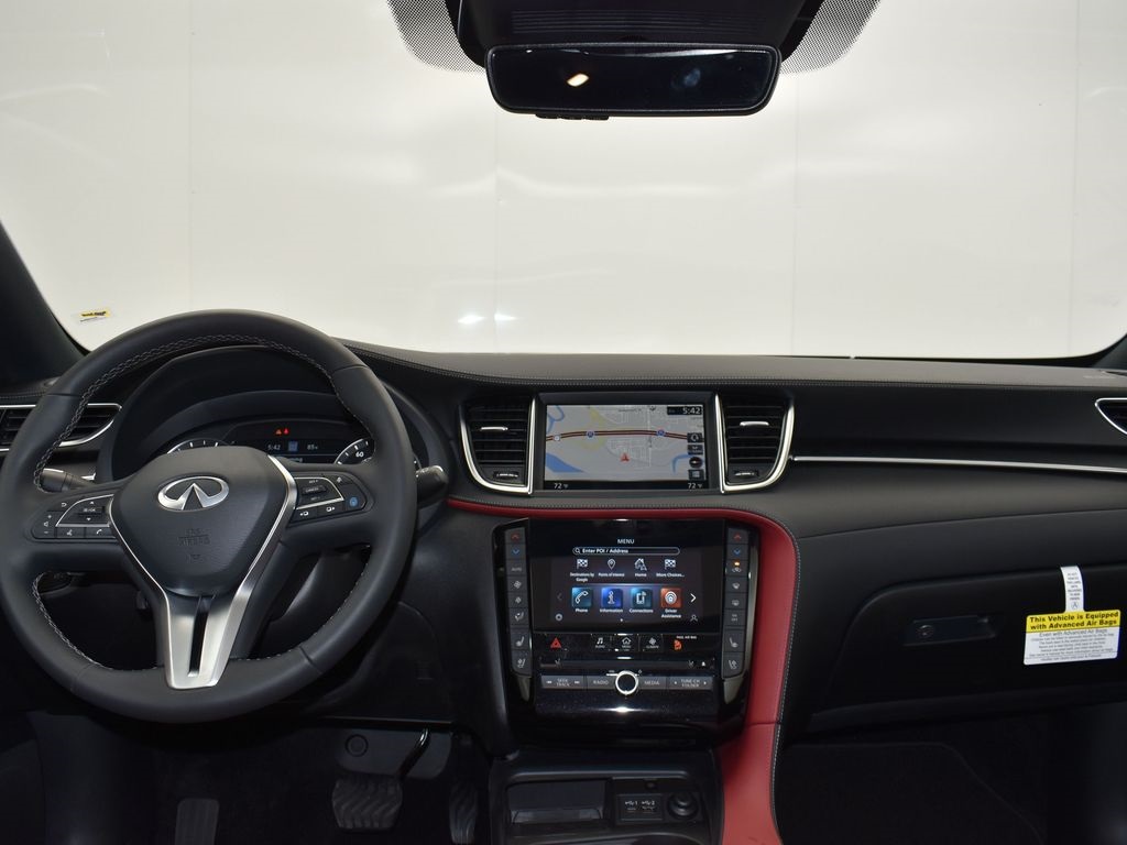 2025 White Infiniti QX55 SENSORY AWD SUV