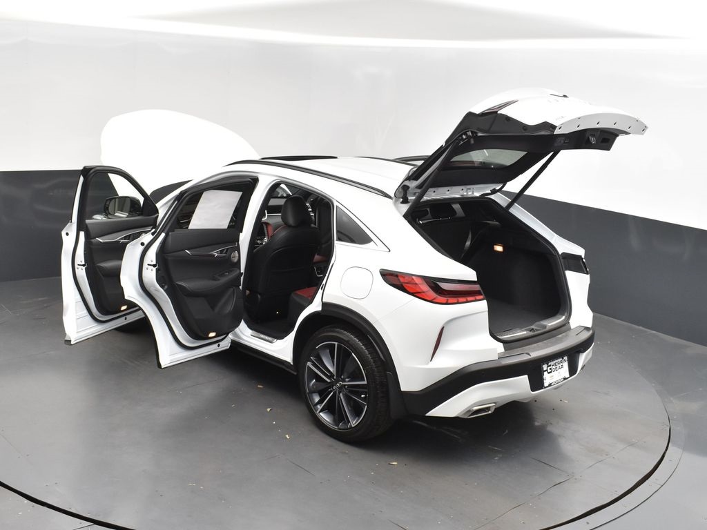 2025 White Infiniti QX55 SENSORY AWD SUV