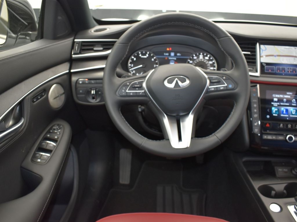 2025 White Infiniti QX55 SENSORY AWD SUV