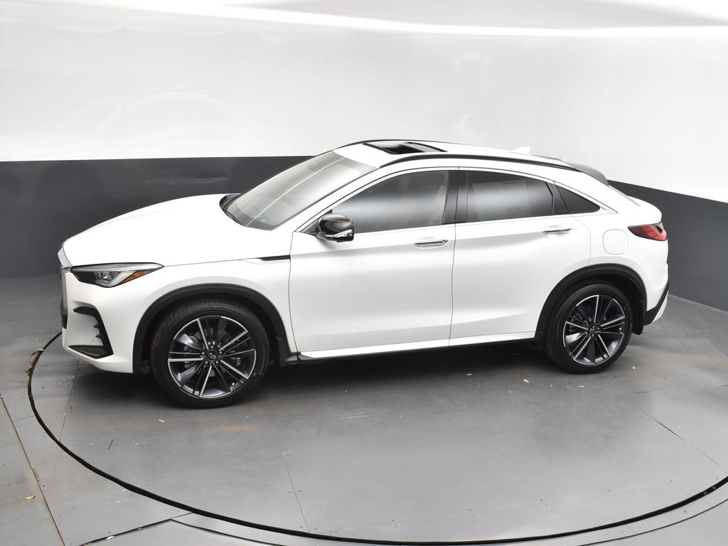 2025 White Infiniti QX55 SENSORY AWD SUV