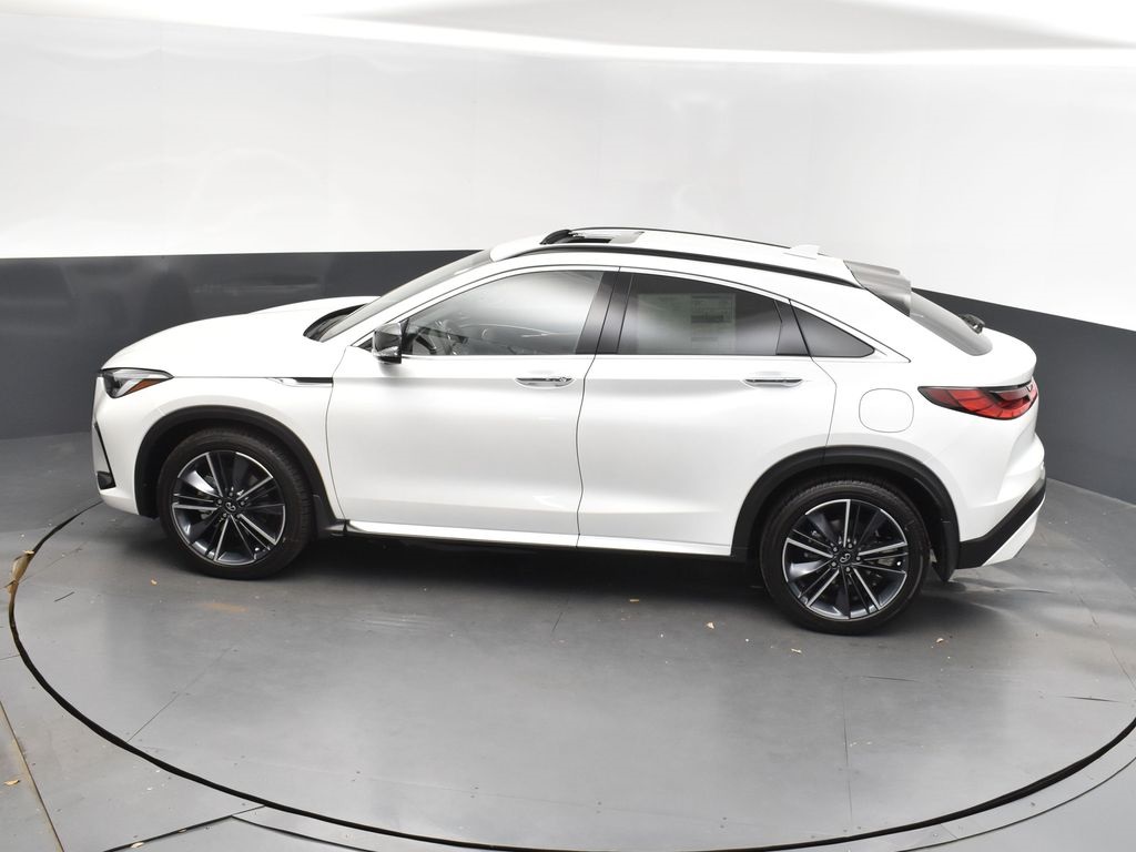 2025 White Infiniti QX55 SENSORY AWD SUV