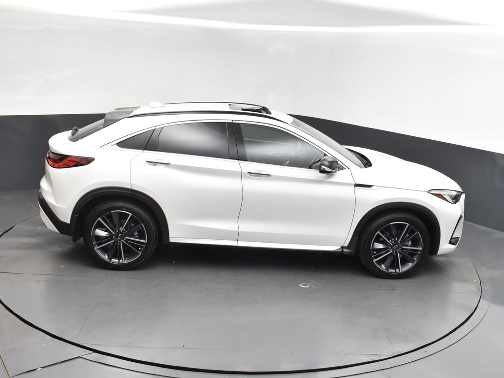 2025 White Infiniti QX55 SENSORY AWD SUV