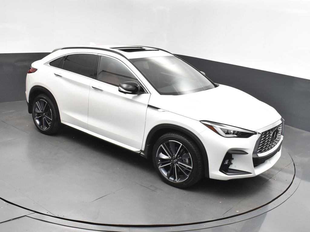 2025 White Infiniti QX55 SENSORY AWD SUV