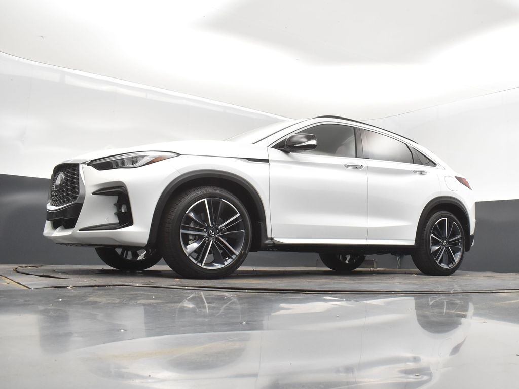 2025 White Infiniti QX55 SENSORY AWD SUV
