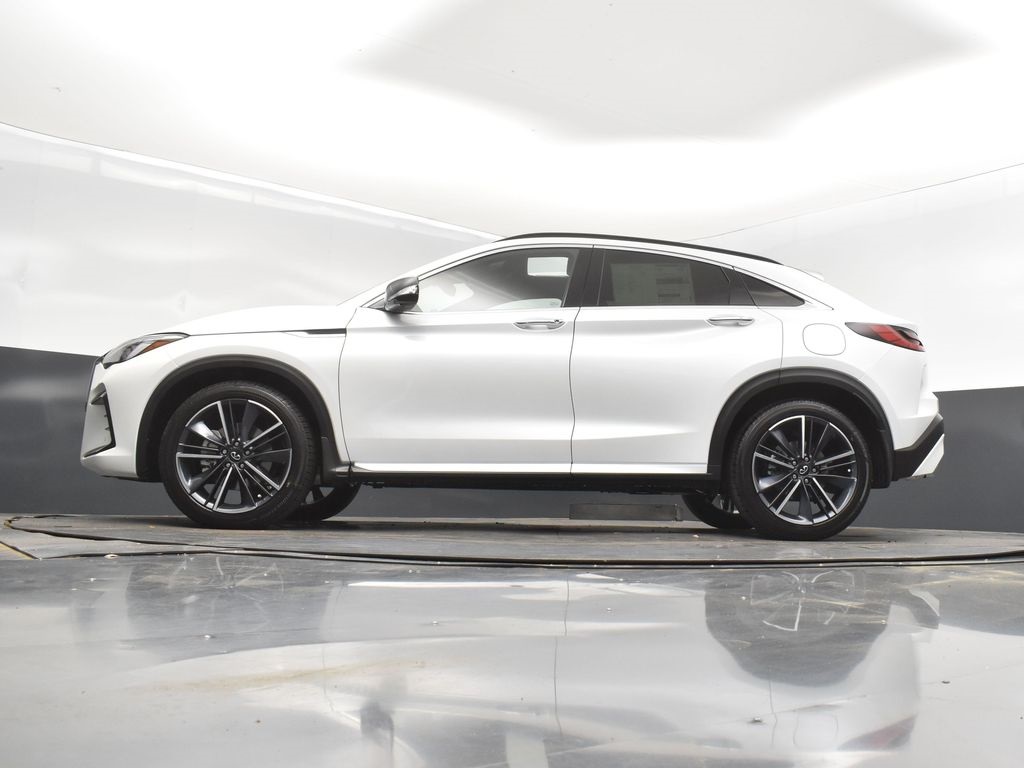 2025 White Infiniti QX55 SENSORY AWD SUV