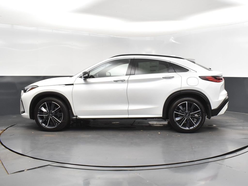 2025 White Infiniti QX55 SENSORY AWD SUV