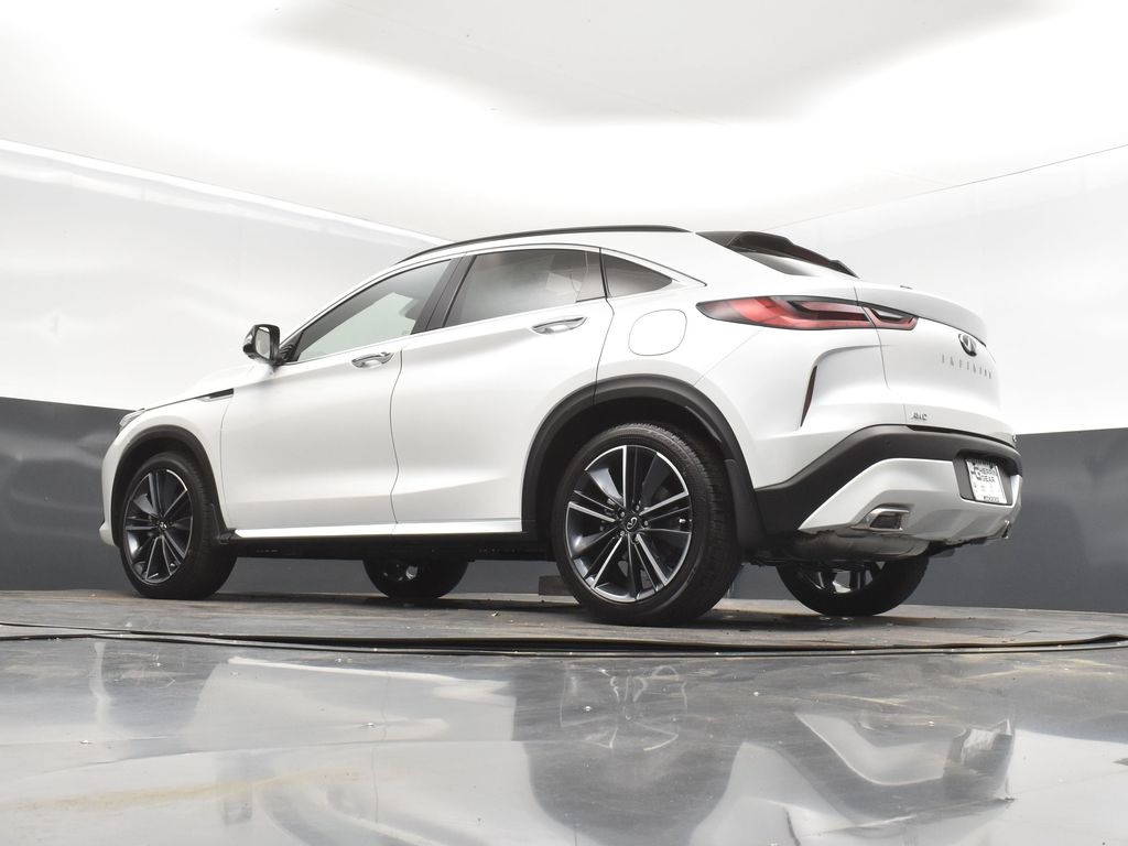 2025 White Infiniti QX55 SENSORY AWD SUV