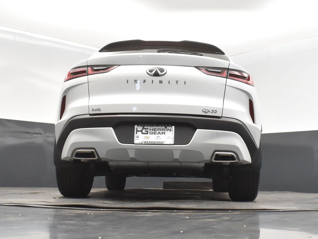 2025 White Infiniti QX55 SENSORY AWD SUV