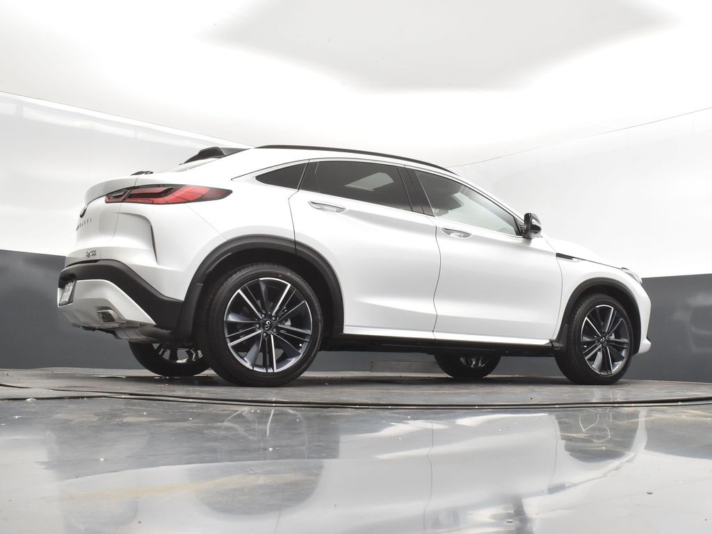 2025 White Infiniti QX55 SENSORY AWD SUV