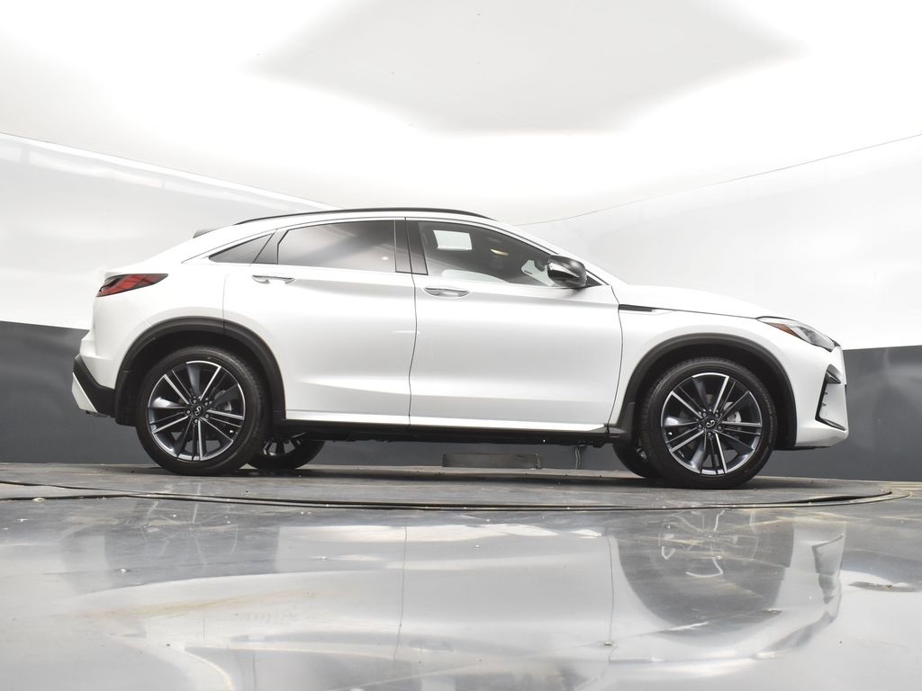 2025 White Infiniti QX55 SENSORY AWD SUV