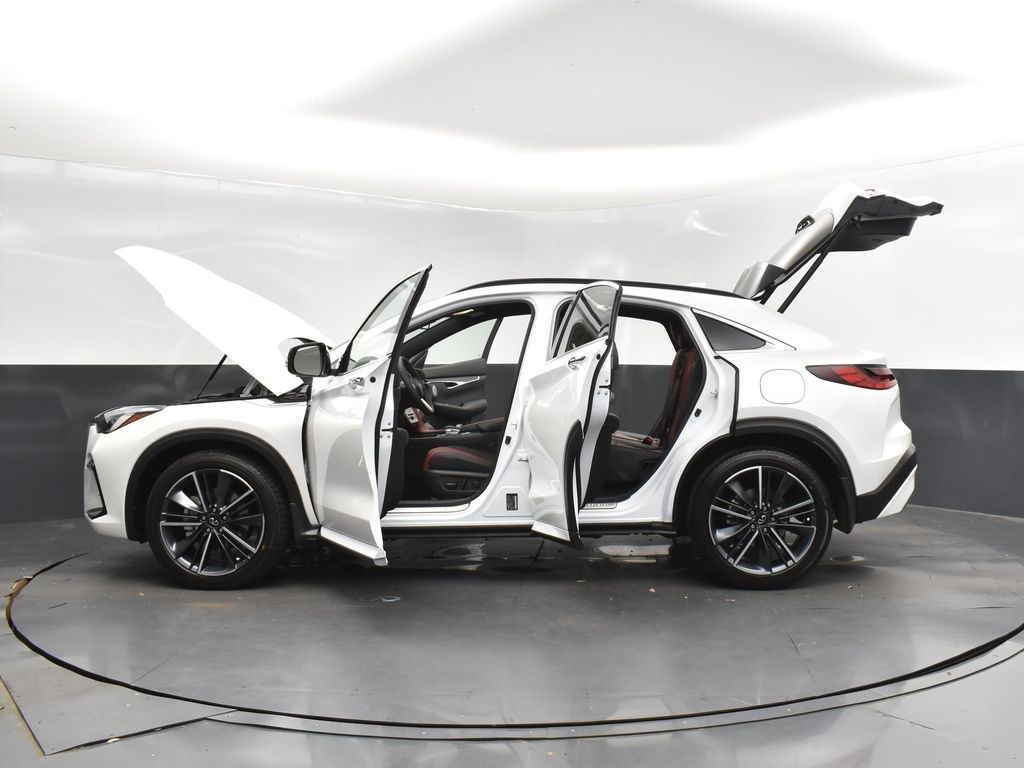 2025 White Infiniti QX55 SENSORY AWD SUV