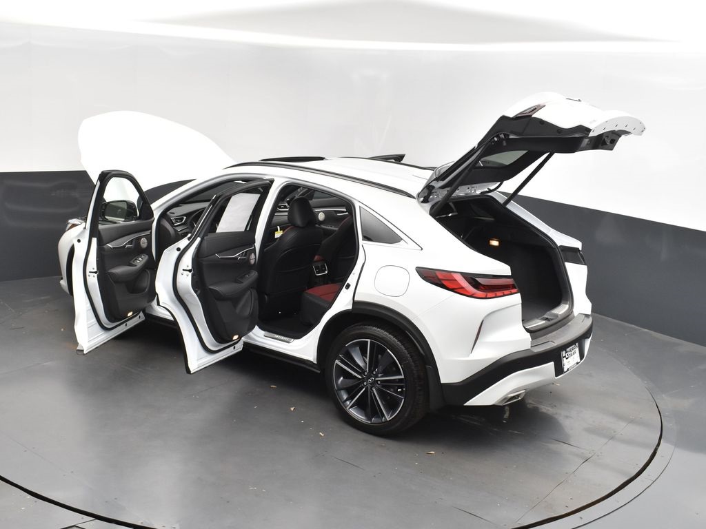 2025 White Infiniti QX55 SENSORY AWD SUV