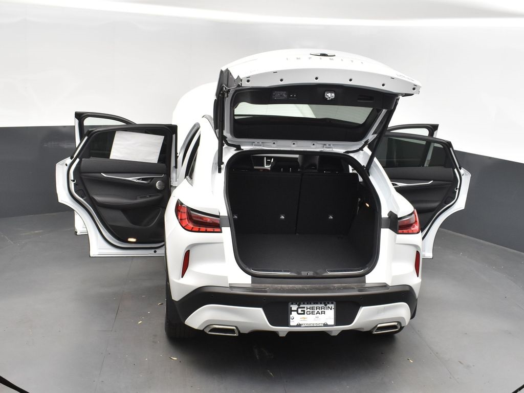 2025 White Infiniti QX55 SENSORY AWD SUV