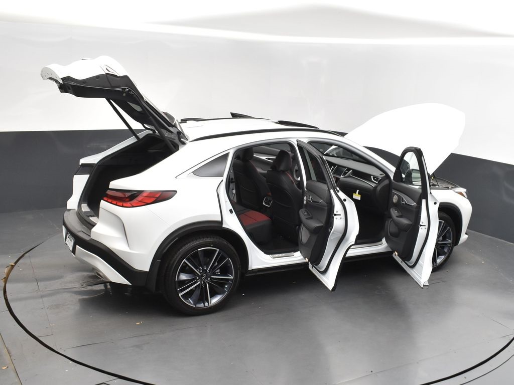 2025 White Infiniti QX55 SENSORY AWD SUV