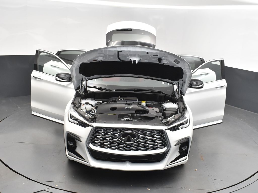 2025 White Infiniti QX55 SENSORY AWD SUV