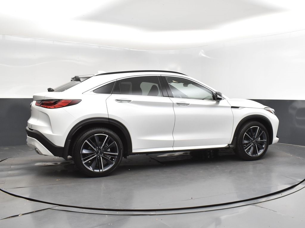 2025 White Infiniti QX55 SENSORY AWD SUV