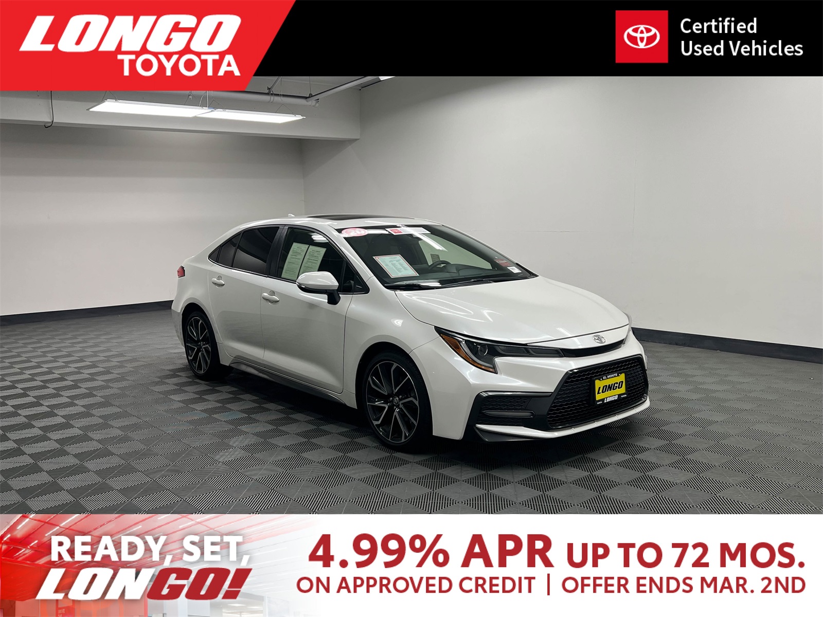 used 2020 Toyota Corolla car, priced at $15,488